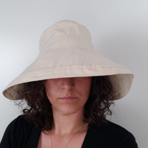 Boheme Accessories - Boheme The Sunhat Cotton Natural Bucket Hat